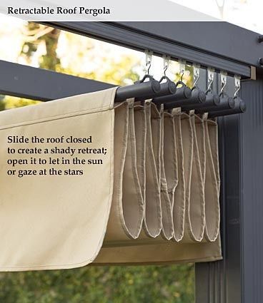 Diy Retractable Pergola Canopy Kit