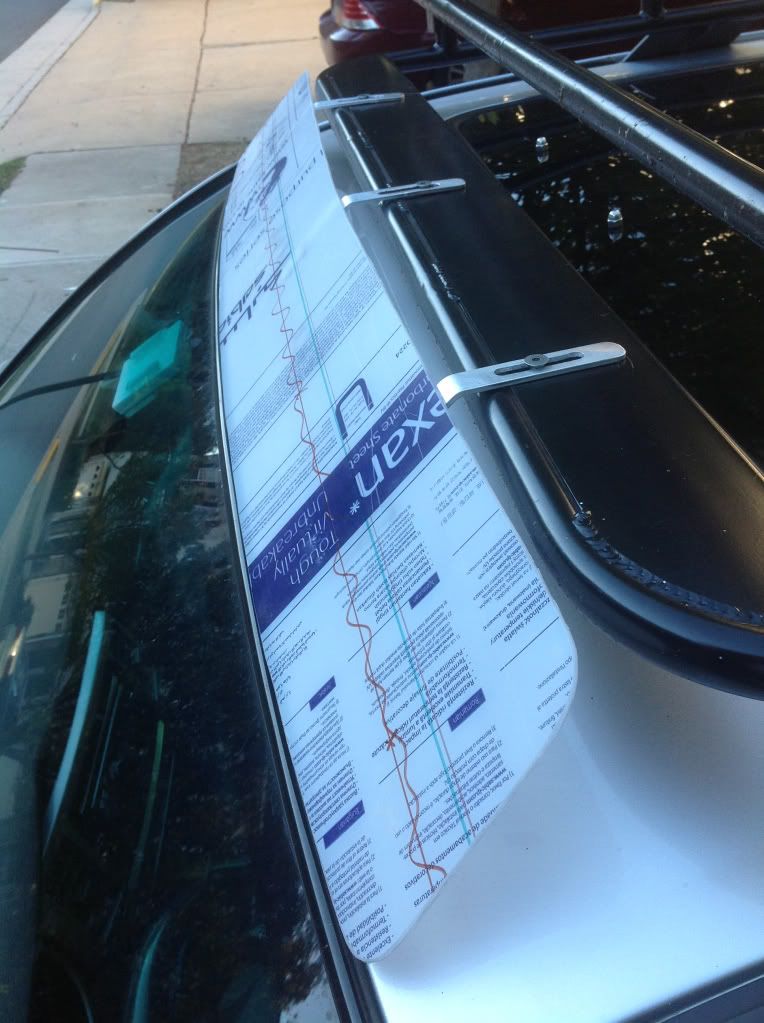 Diy Roof Rack Wind Fairing