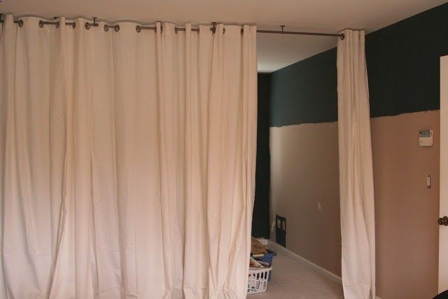 Diy Room Divider Curtain Track