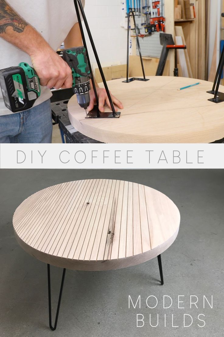 Diy Round Coffee Table Legs